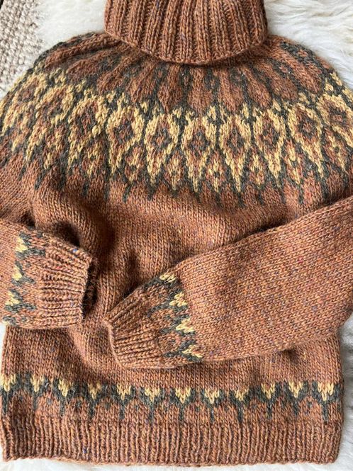 Hovedbilde Tusseladd POLAR amber heather -  garnpakke
