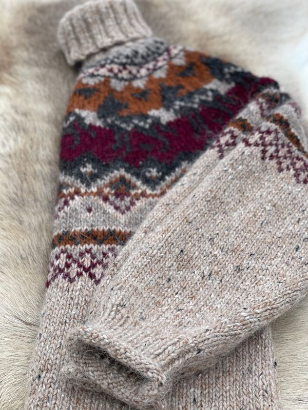 TAKOTNA POLAR beige tweed - garnpakke
