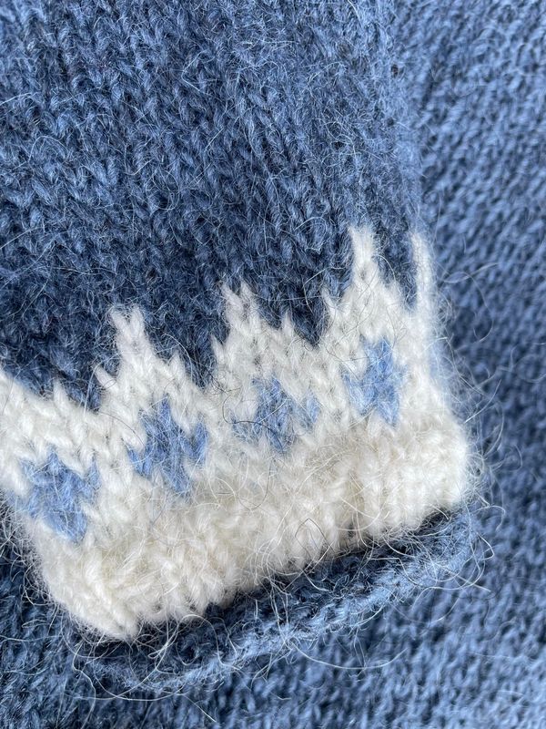 Riddari stone blue heather - garnpakke