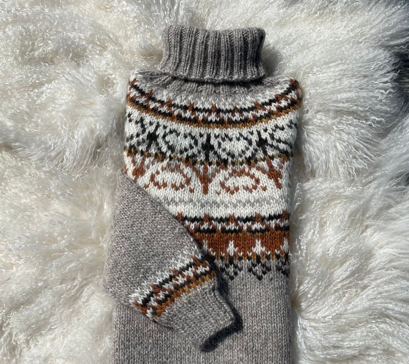 ALASUQ POLAR oatmeal heather - garnpakke