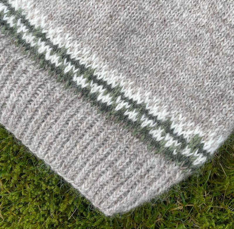 Alasuq mid-season - light beige - green  garnpakke