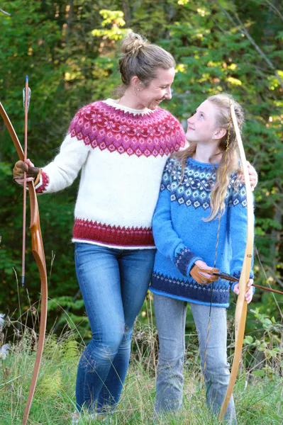 Hovedbilde Skjaldmær (Skjoldmøy) - garnpakke spring blue