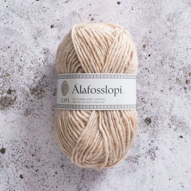 Alafosslopi Ecru heather 9972