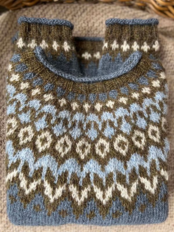 Riddari Stones blue heather - garnpakke
