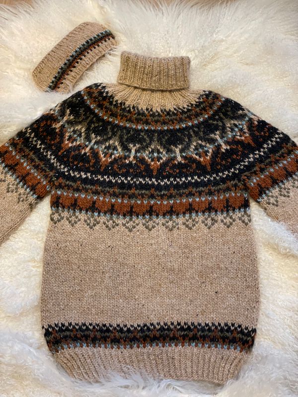 ALASUQ POLAR beige tweed - garnpakke