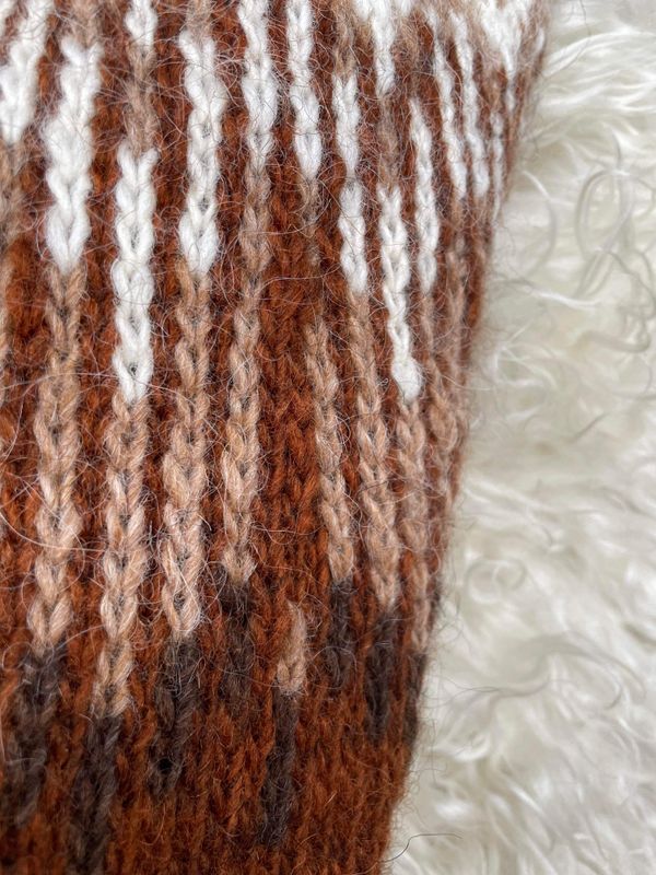 Hopi genser rust - garnpakke