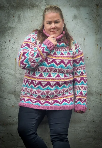 Bilde av Astrid på Røst Genseren - garnpakke