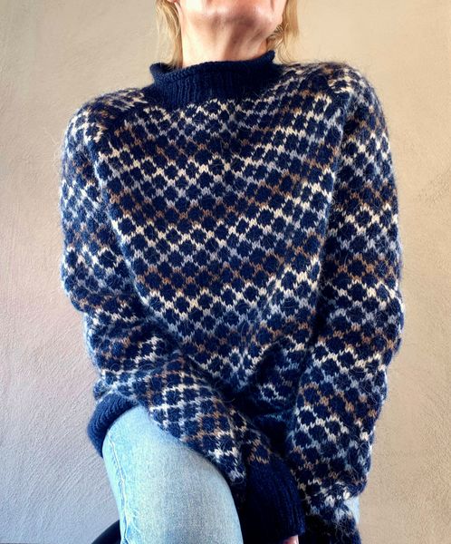 Hovedbilde Bridger Sweater - garnpakke navy