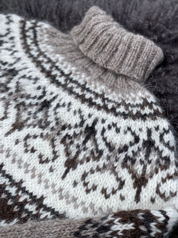 ALASUQ POLAR oatmeal heather- brun garnpakke