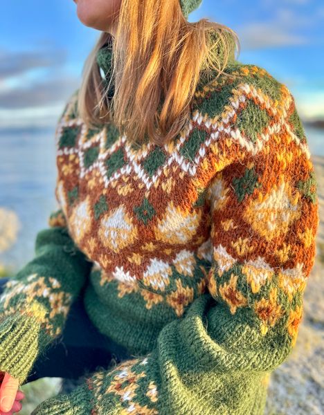 Hovedbilde Karitagenseren - grønn garnpakke