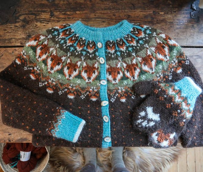 Hovedbilde Forestfox kofte - garnpakke